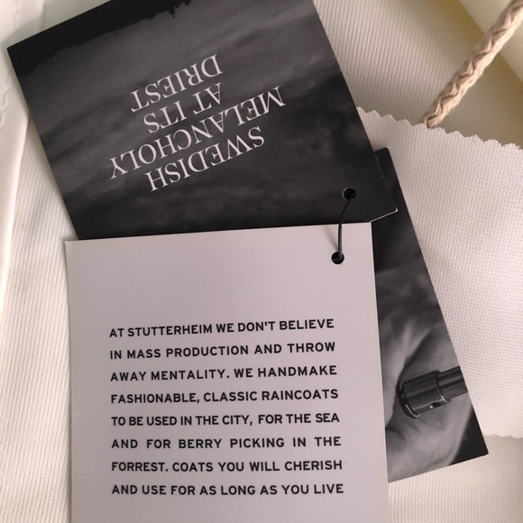 Stutterheim raincoat Mosebacke Cream - Picture 7 of 8